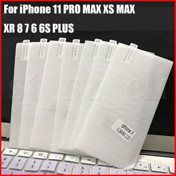 

экран протектор для iphone 11 pro max xs max xr xs закаленного стекла для apple, 8 7 6s plus