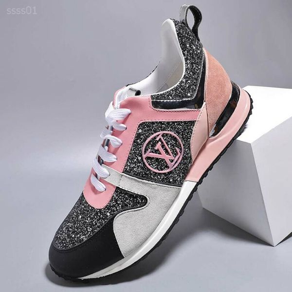 

mens shoes sneakers trainers shoes running shoe for men womens runners flats genuine leather luxury racer luxury, Black