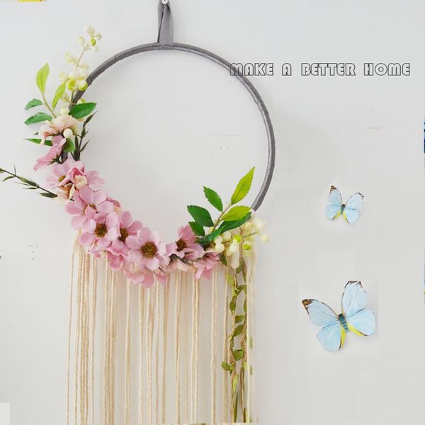 2019 Faux Floral Wall Decor 7 Designs 3d Door Handmade