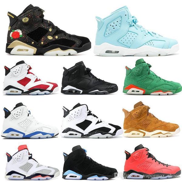 

shoes jumpman basketball 6s 6 runner athentic casual trainers unc infrared harvest oreo maroon designer sports for mens womens with box