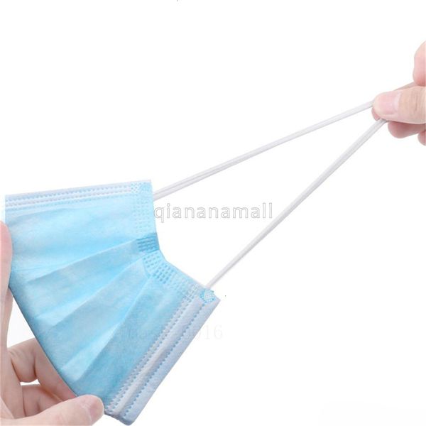 

пылезащитный 3 слоя лица одноразовые маски для лица обложка набор 50шт пыли синий маска sguq