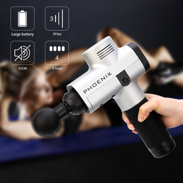 

phoenix muscle massage gun deep tissue massager shockwave therapy gun exercising relief weight loss expert