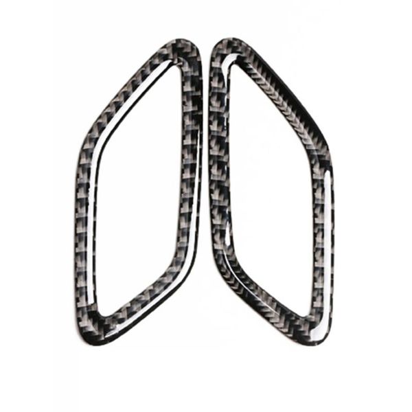 

2pcs/set car styling car carbon fiber dashboard ventilation frame sticker for c class w205 c180 c200 glc