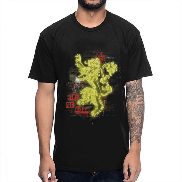 

house lannister of casterly rock got t shirt for men 2019 new arrival short sleeve 100% cotton tee shirt, White;black