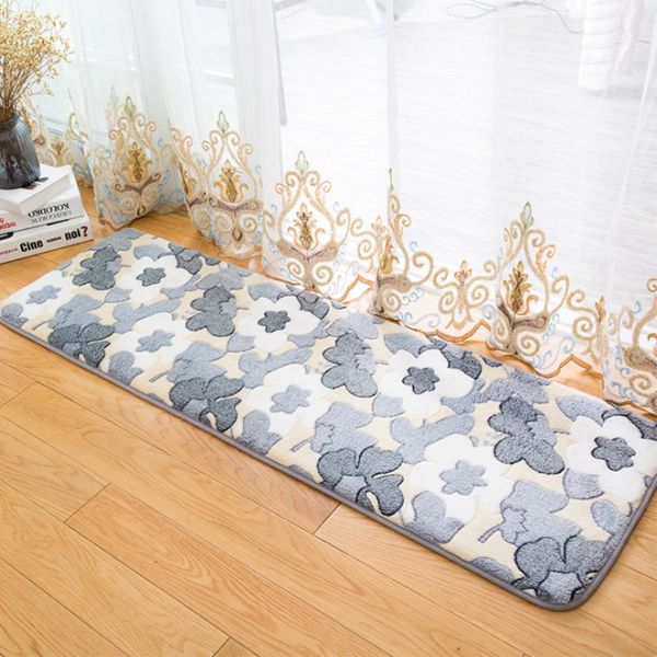 

new coral velvet printed maple leaf carpet dirt-resistant vacuum non-slip absorbent for living room bathroom mat
