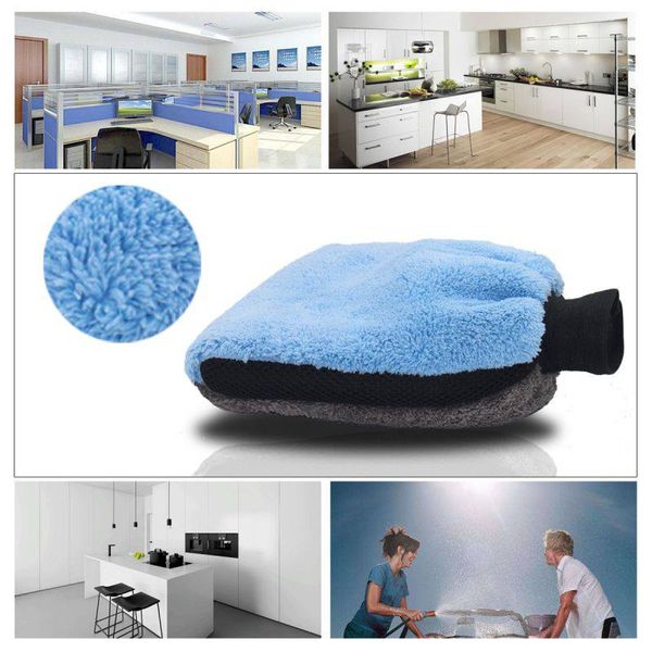 

1 pc car wash miscratch absorbent double-sided wash glove car maintenance sponges