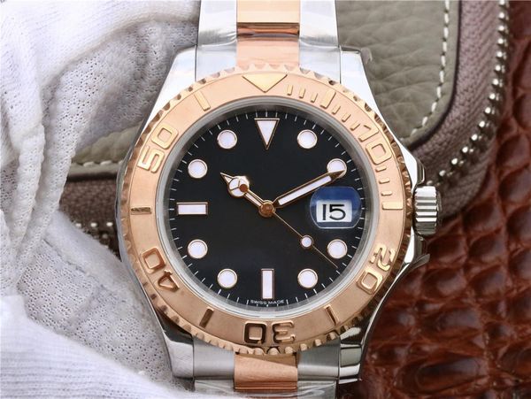 

Jf new yacht generation ym ro e gold luxury watch eagull 2824 automatic mechanical movement luxury watch 40mm men 039 watch, Slivery;brown