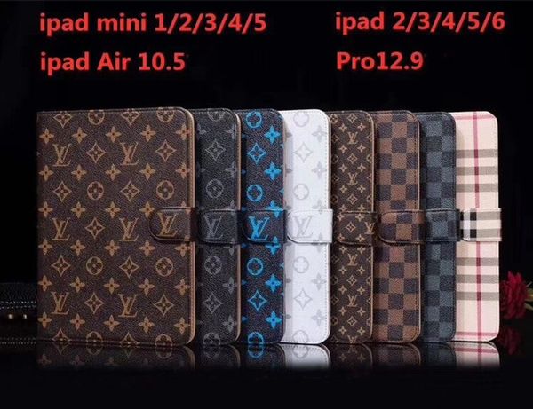 

Cla ic de igner ipad ca e flip wallet monogram printing pu leather tablet pc ca e for apple ipad pro 12 9 quot air 2 3 hockproof for ipa