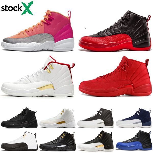 

stock x designer 12 12s shoes for mens basketball shoes winterized wntr game royal ov white fiba mens sports shoes trainers sneakers 7-13