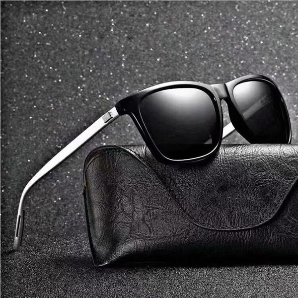 

2020 polarized uv400 sunglasse men dazzle color driver classic retro brand light flexible sun glass, White;black