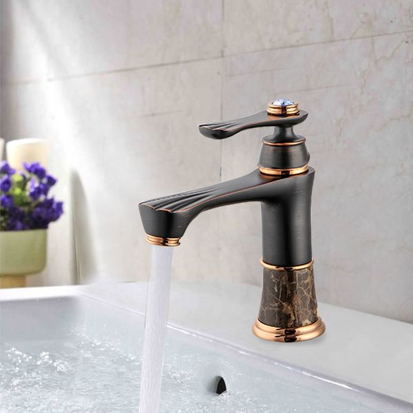 2019 Single Hole Short Basin Faucet Copper Mixing Faucets Direct
