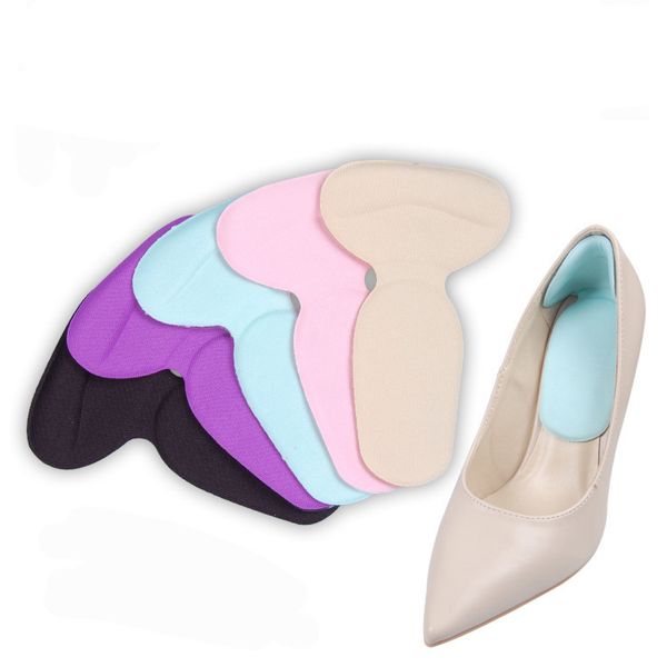 

two in one silicone hou gen tie thick ban ma dian thick heel grips abrasion-resistant comments self-adhesive heel pad increase insoles, White;pink