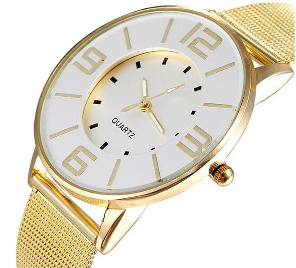 

watch women stainless steel mesh bracelet watches for women crystal analog quartz wristwatches ladies sports dress clock, Slivery;brown