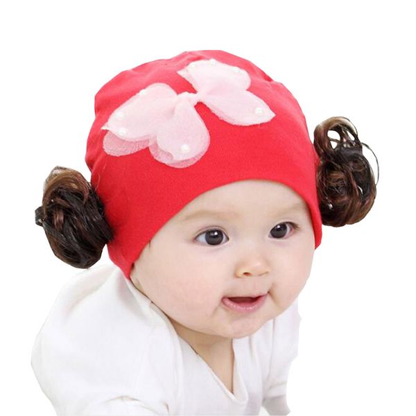 

осень зима детские hat дети hat cute mesh bowknot cap для девочек для мальчиков повседневный цвет девочек детские шапочки, Yellow