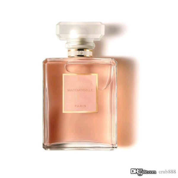 

high-end perfume for women mademoiselle spray transparent bottle 100ml edp fruity aroma high qualtiy ing