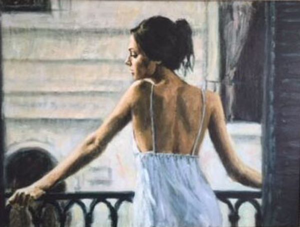 

fabian perez balcony at buenos aires ii home decor handpainted &hd print oil painting on canvas wall art canvas pictures 200301
