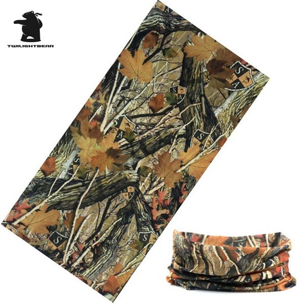 

military bionic camouflage neckerchief quick-dry camouflage scarf for men and women hunting fishing riding scarf aek1, Blue;gray