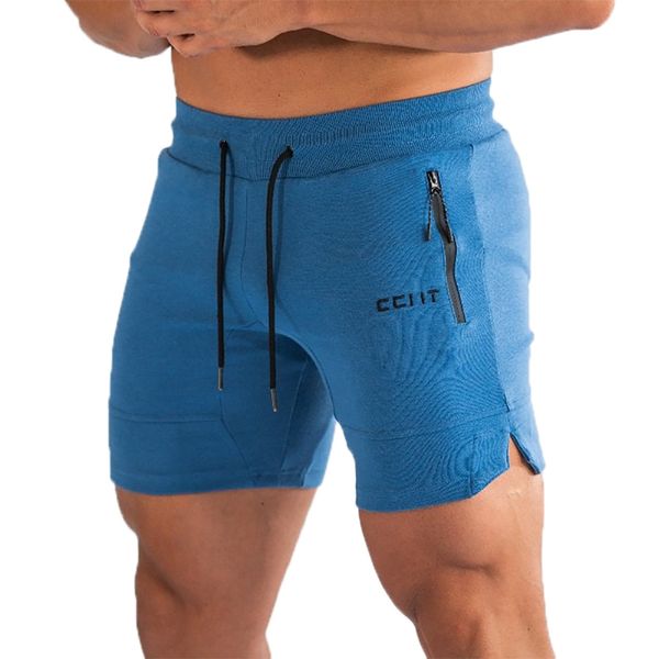 

fitness shorts men casual style drawstring swimming shorts pants swimsuit sports trousers swimwear fitness men's sportswear new, Black;blue