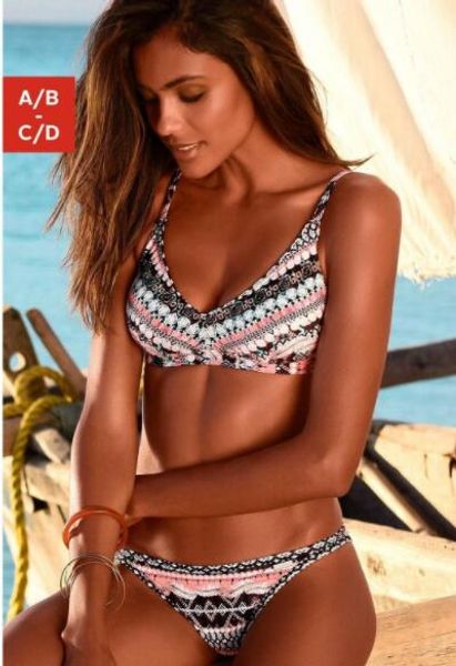 

women's print solid split bikini swimwear retro large snake skin bronzing high waist bikinis bikini sets triangle flexible stylish