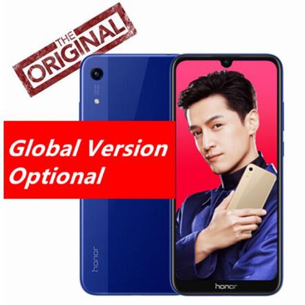 

global version huawei honor 8a smartphone 6.09" mt6765 octa core android 9 face id 3 card slot dual camera fingerprint 4g phone