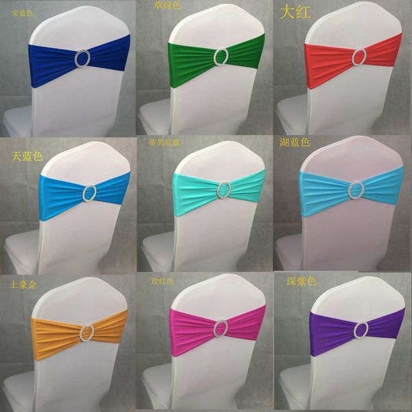 

sell wholesale 100pcs/lot spandex lycra wedding chair cover sash bands wedding party birthday chair decoration