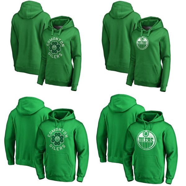 

Edmonton Oilers Green St. Patrick's Day Luck Tradition Pullover Hoodie 12 Colby Cave 15 Alex Petrovic 24 Brad Malone 89 Sam Gagner Jerseys