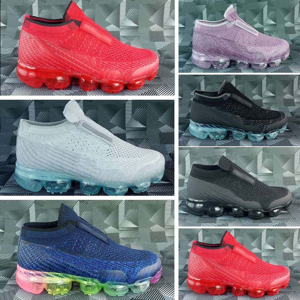 

Nike Air VaporMax Flyknit 2018 Дети кроссовки Детские кроссовки детская спортивная обувь открытый девочек и мальчиков высокое качество теннисные туфли тренер