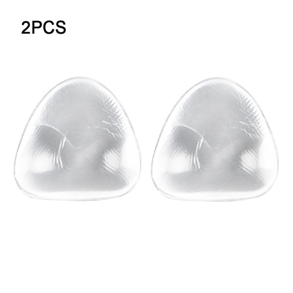 

women lady transparent bra silicone transparent insert chest pad invisible underwear silicone chest pad washable quick dry, Red;black