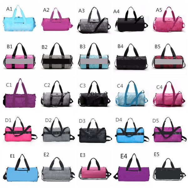 

pink duffel bag grey 25 colors gym large storage men women travel bag hangbag waterproof duffel bags luggage bags fast shipping