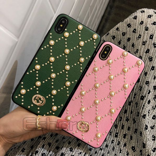 

Новый Роскошный Жемчужный Украшения Чехол для Телефона для IPhone 11 11PRO X XS MAX XR 8 7 6 6 s P