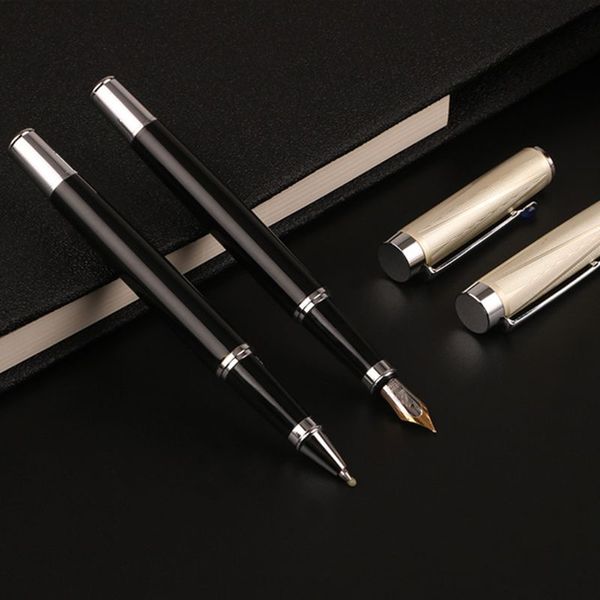 

luxury metal ballpoint fountain pen business student writing calligraphy office school supplies stationery
