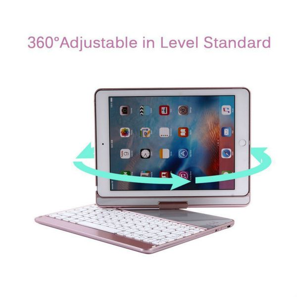 

selling item 7 color backlight wireless protective bluetooth keyboard case