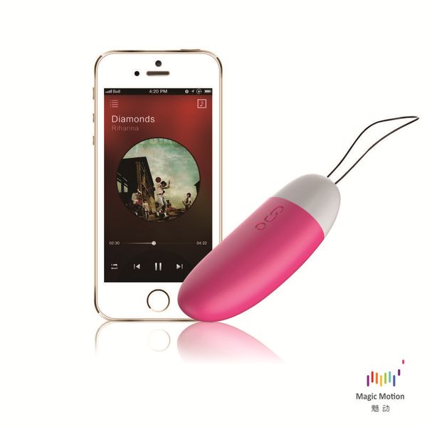 Bluetooth Vibrator Smart-Geschlechts-Spielzeug für Frau Magic Motion APP Klitoris Flamingo Fernbedienung Wireless-Stimulator Vagina-Ball Y191220