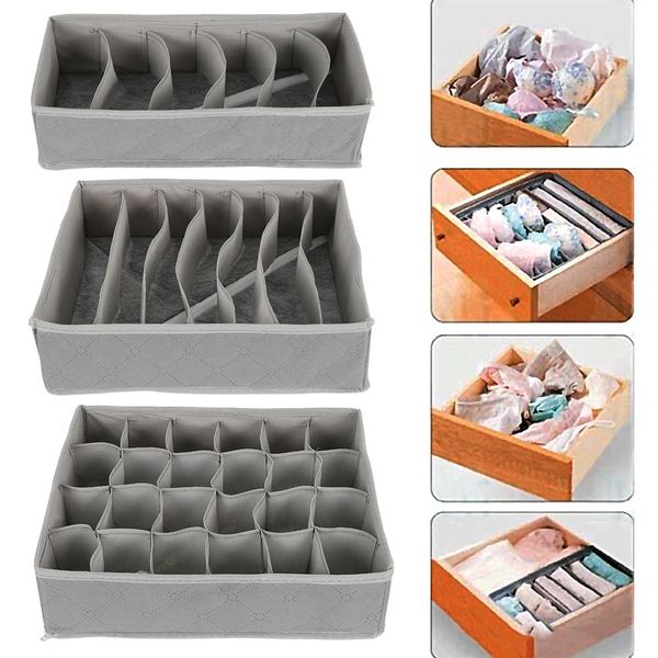 2019 Foldable Underwear Organizer Bra Tie Scarf Sock Clothes