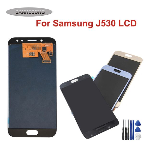

amoled / tft lcd для samsung galaxy j5 2017 j530 j530f sm-j530f j530fm жк-дисплей с сенсорным экраном дигитайзер ассамблеи + инструменты