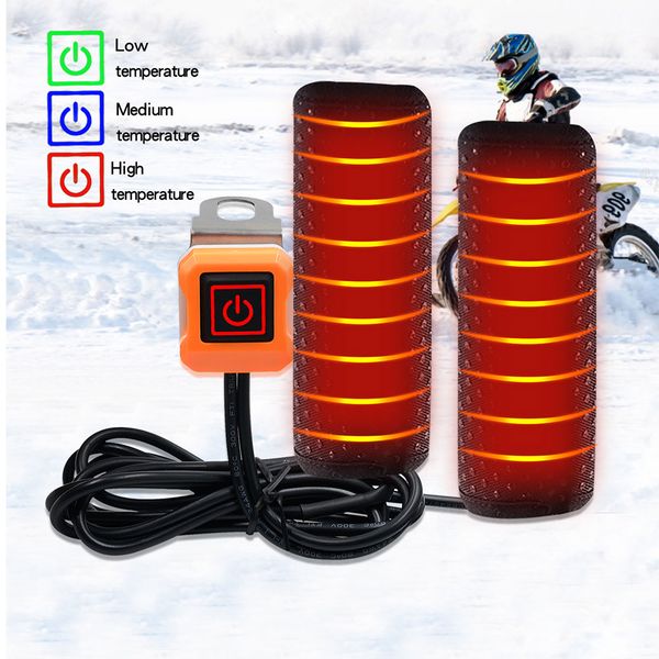 

10 seconds 12v motorcycle handlebar heated pad set speed heat intelligent temperature control magic stick electric handle