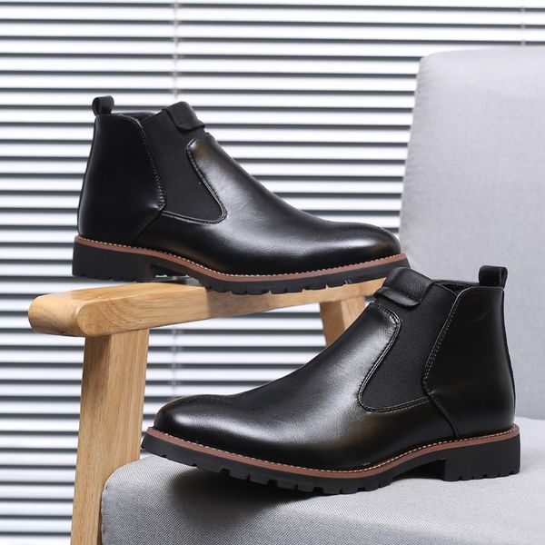 

39-48 boots men comfortable fashion 2020 casual boots #nxrb565, Black