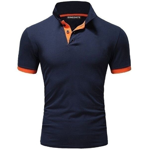 

2019 brand clothing men polo shirt men business casual solid male polo shirt short sleeve pure cotton, Black;green