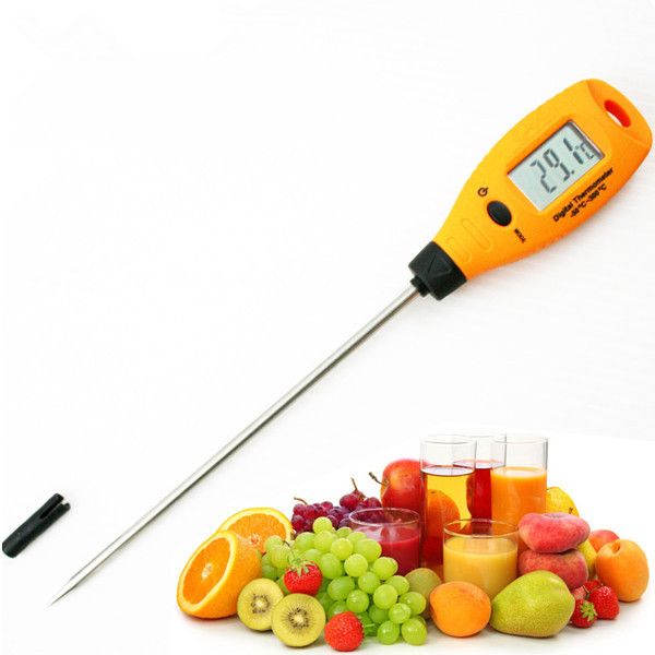 

smart sensor home tester probe digital thermometer kitchen steak meat bbq temperature meter tester oil milk meter