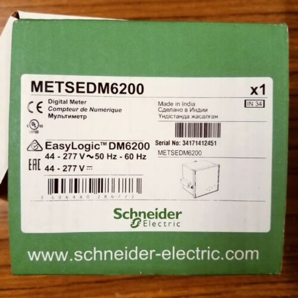 

schneider electric power meter metsedm6200hcl10rs dm6200 metsedm6200