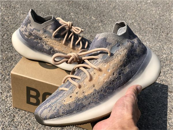 

2020 authentic originals 380 mist reflective 3m alien kanye west running shoes men women sports sneakers with original box 36-46.5