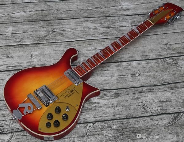 

direct selling manufacturer can customize electric guitar. rich neck thru body, 12 strings tom petty electric guitar