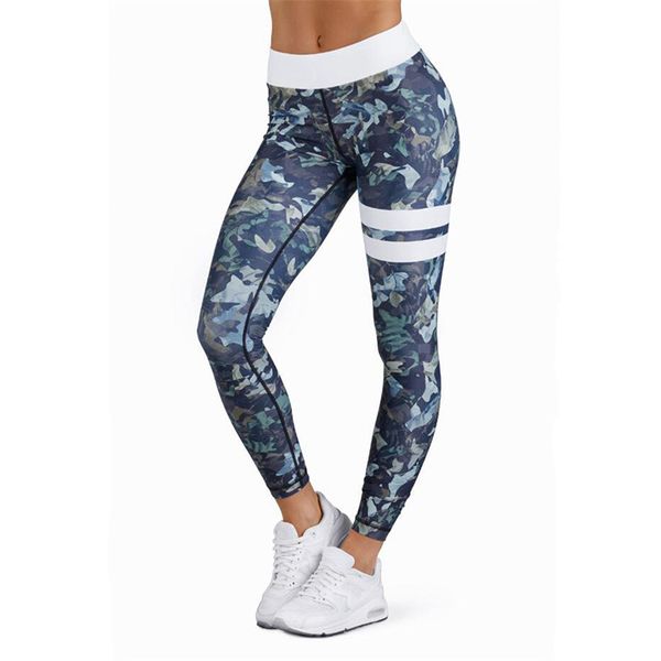 

floral print fitness clothing high waist yoga pant lift butts gym wear women 3d printing exercise wear body mechanics leggings, Black