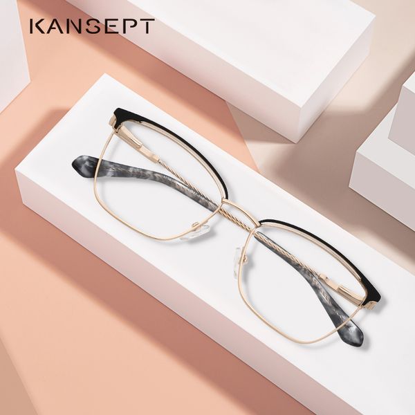 

kansept women glasses frame frame black prescription myopia eyeglasses women square eyewear ms3536