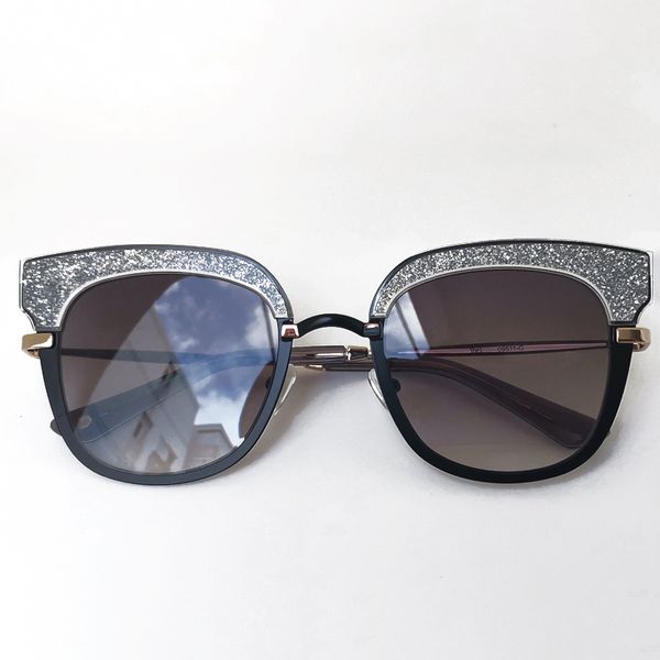 

metal sunglasses cat eye women sun glasses brand, White;black