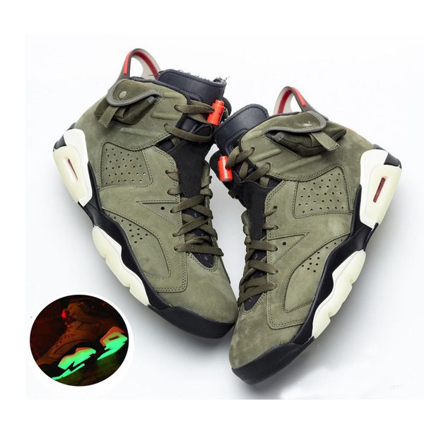 

2019 travis x 6 medium olive mens basketball shoes designer sneakers trainers scotts 6s 3m reflective des chaussures hommes zapatos