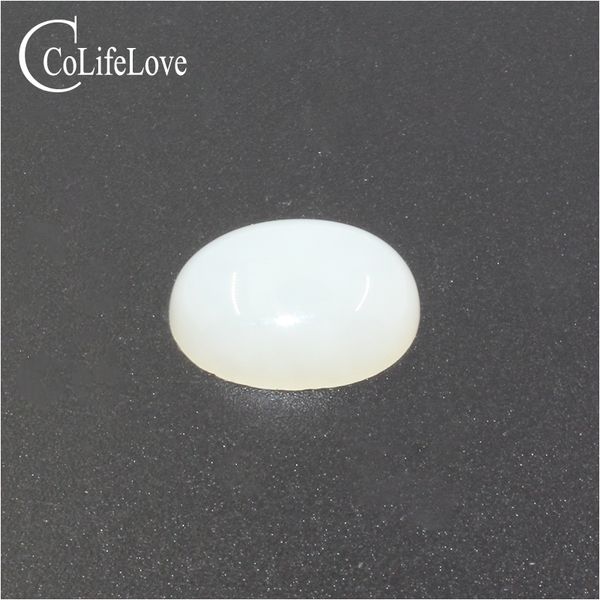 10mm * 14mm natural chinês branco jade solto pedras preciosas para joias pedra nefrite real para jóias de prata