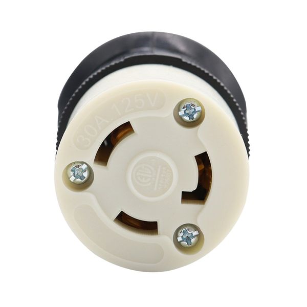 

30 amp rv trailer marine power cord power inlet female twist locking connector weatherproof boot kit car styling
