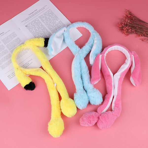 

cute rabbit ear hat headband can move cute cap plush gift moving hat dance toy sale