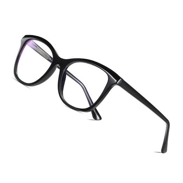 

aofly brand design oversized anti blue light blocking glasses female square optics frame computer clear eyewear women uv400, White;black